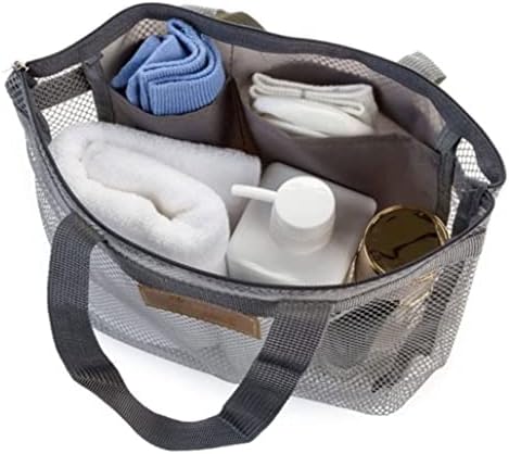 Rouloudun Mesh Shower Caddy Portable Quick Dry Bath Bag