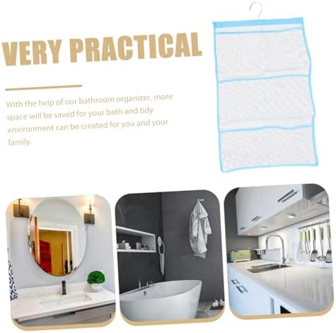 Mesh Shower Organizer with Single Hook for Quick Drying