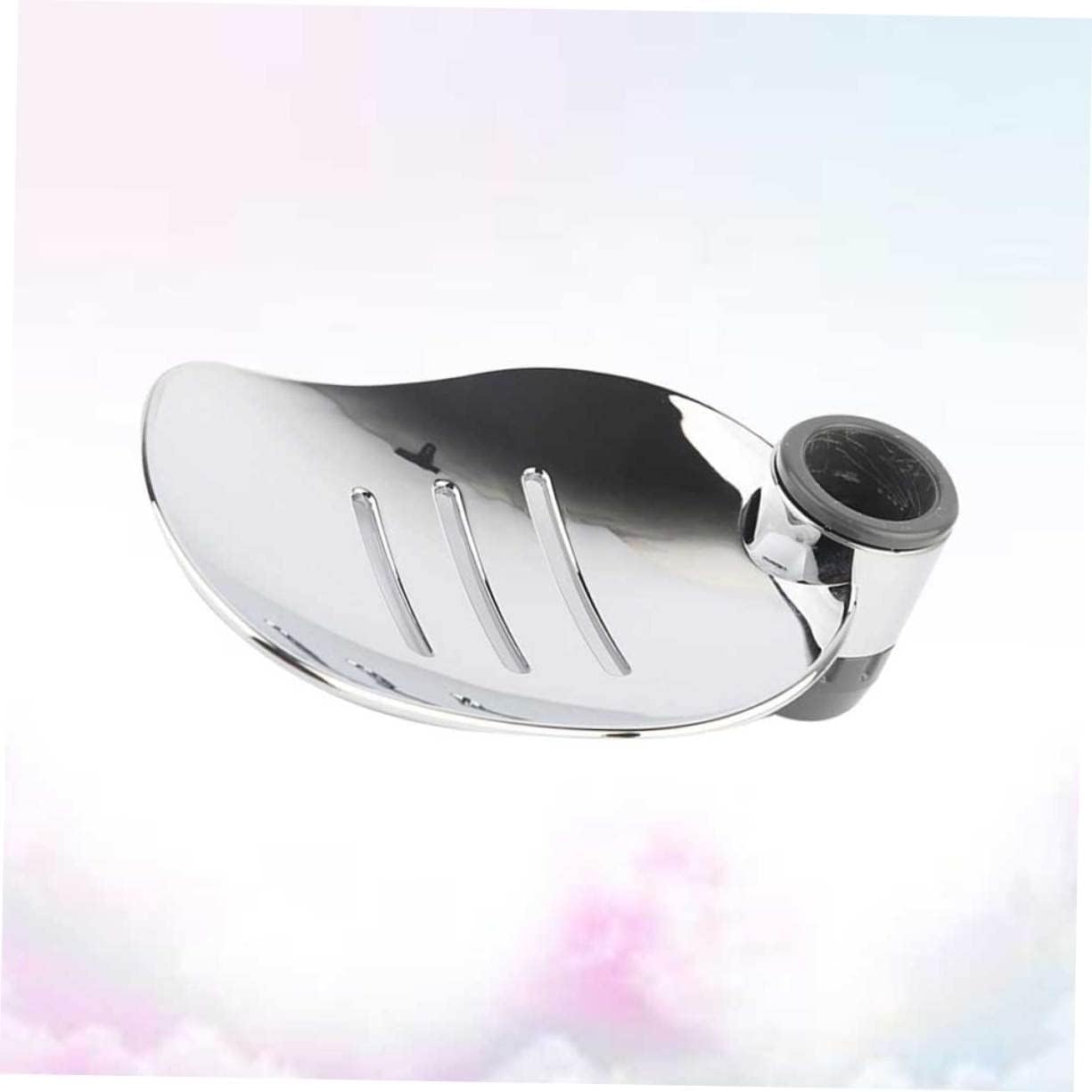 HAKIDZEL 2PCS Silver Soap Storage Rack