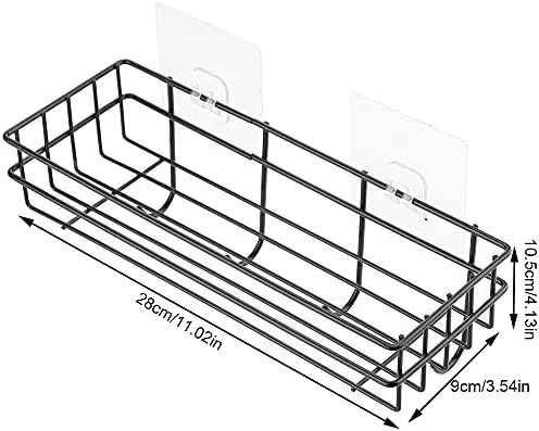 Algado Traceless Adhesive Shower Caddy with 4 Hooks 1