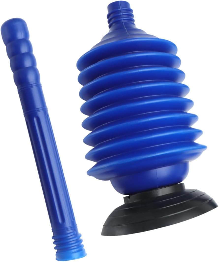 Alipis Heavy Duty Toilet Plunger with Flange Design