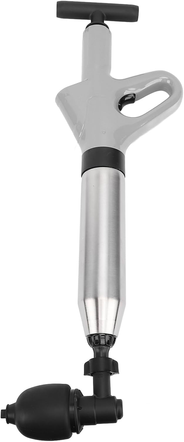 Yunseity Toilet Unblocker with 4 Heads - Gray