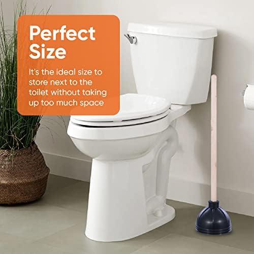 Superio Heavy Duty Plunger with Wooden Handle