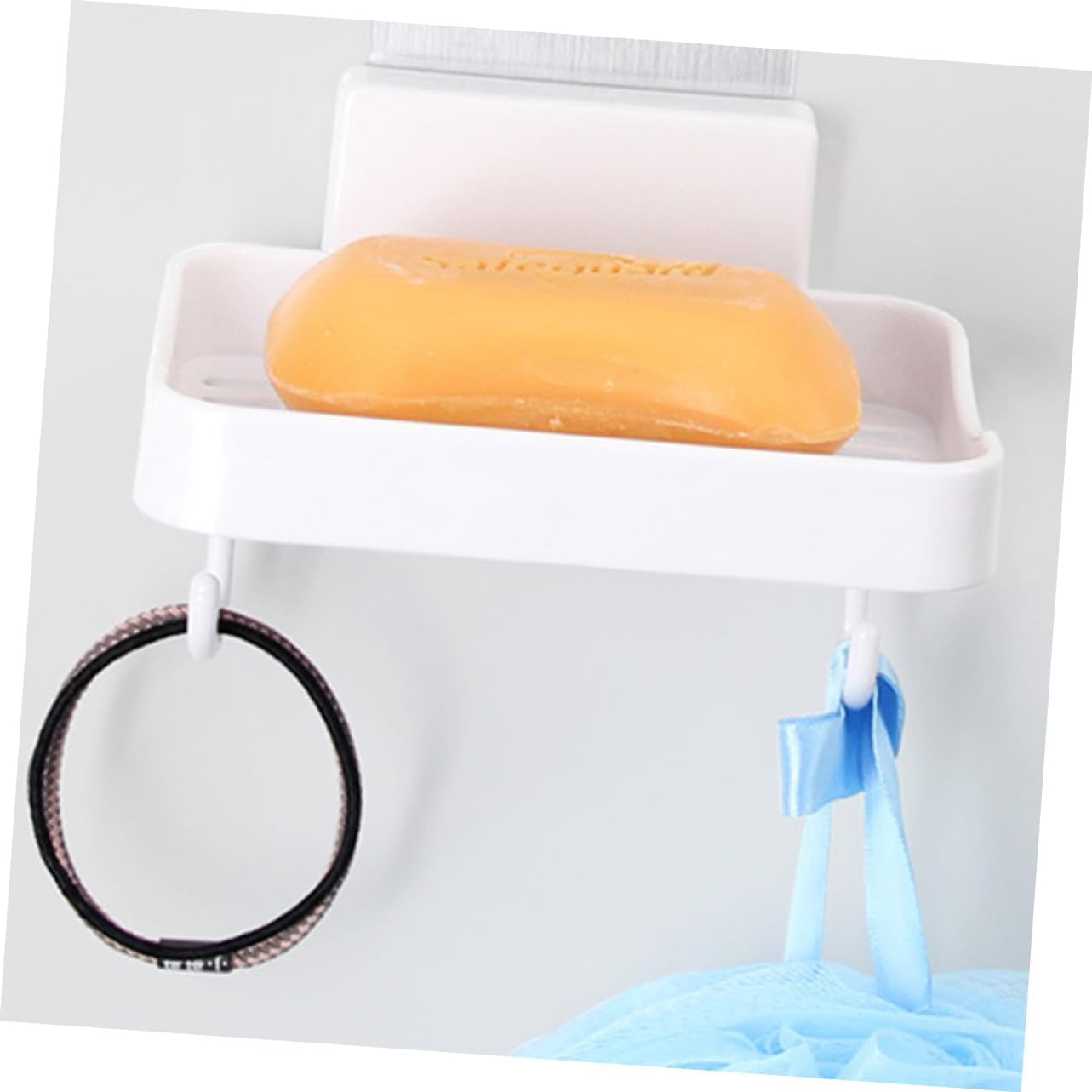 Holibanna Wall-Mounted Soap Dish Holder with Suction Cup