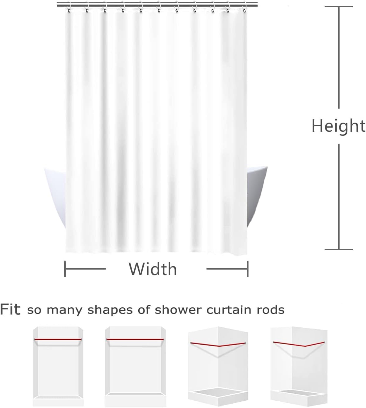 GIXKOXE Wolf Shower Curtain with Desert Sunset Design