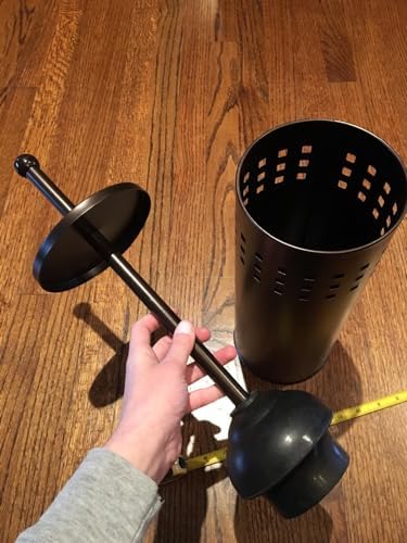HIHIA Toilet Plunger with Holder Caddy