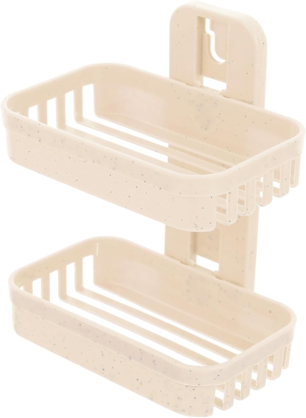 ABOOFAN Wall-Mounted Soap Dish Double Tier Holder