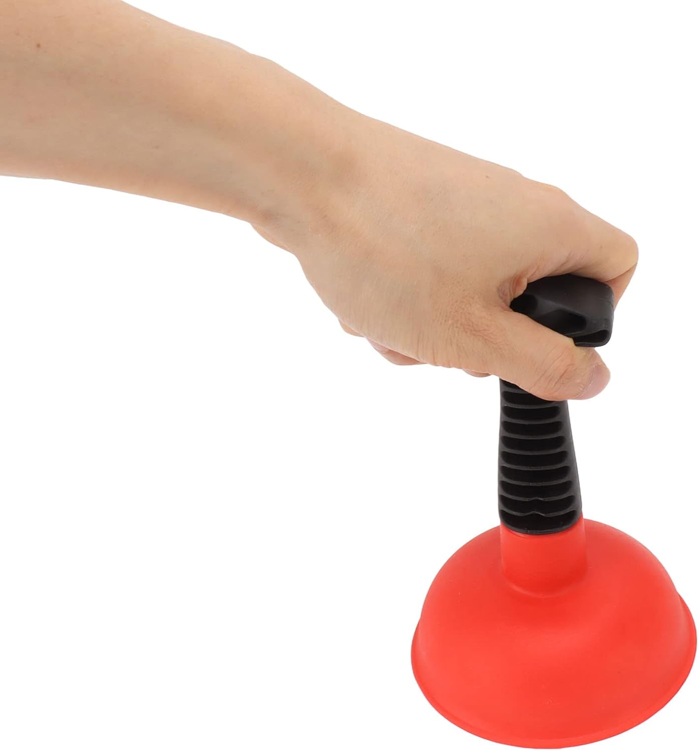 Walfront Mini Drain Plunger with Non-Slip Handle 1