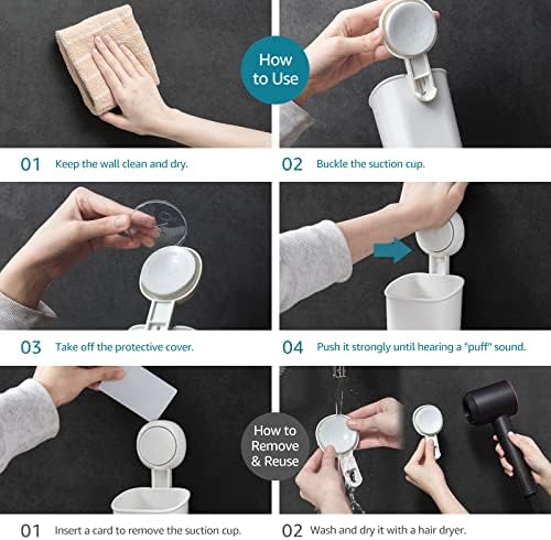 LEVERLOC Suction Toothbrush Holder 2 Pack 1