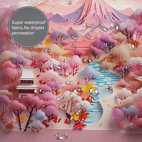 TIYAANDSY Japan Fuji Mountain Shower Curtain Set