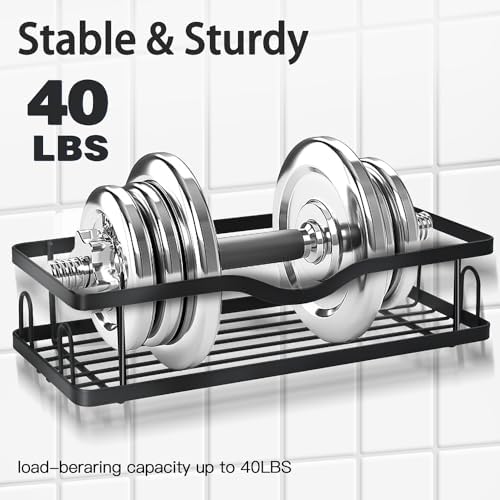 Unicrest RY Adhesive Shower Caddy 2 Pack 1