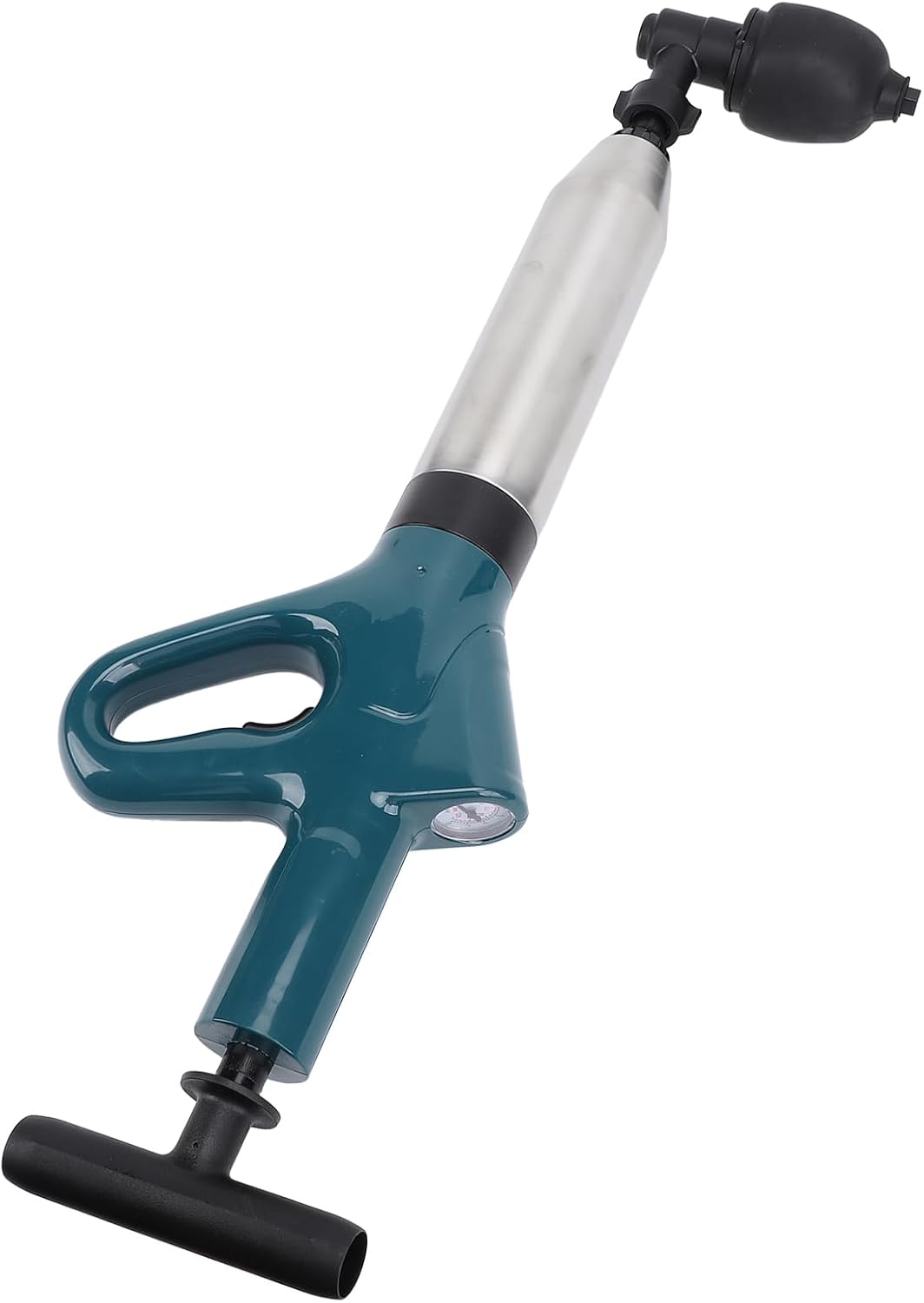 High Pressure Toilet Plunger Kit with 4 Heads 1