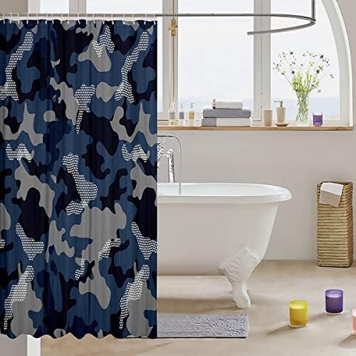 Erosebridal Camouflage Shower Curtain 72x72