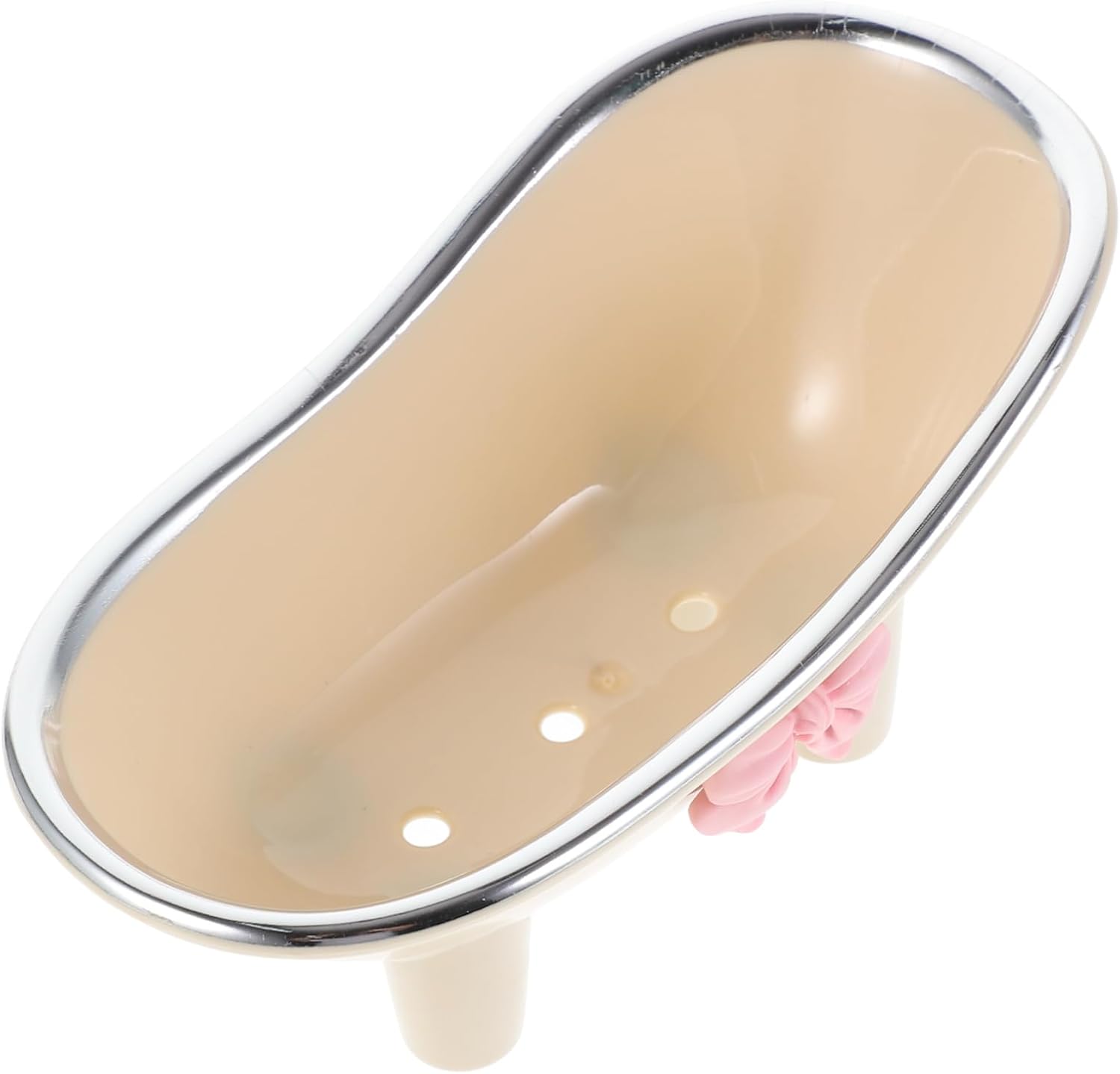 Hoement Bathtub Shaped Soap Holder Lightweight Durable Decorative Soap Dish