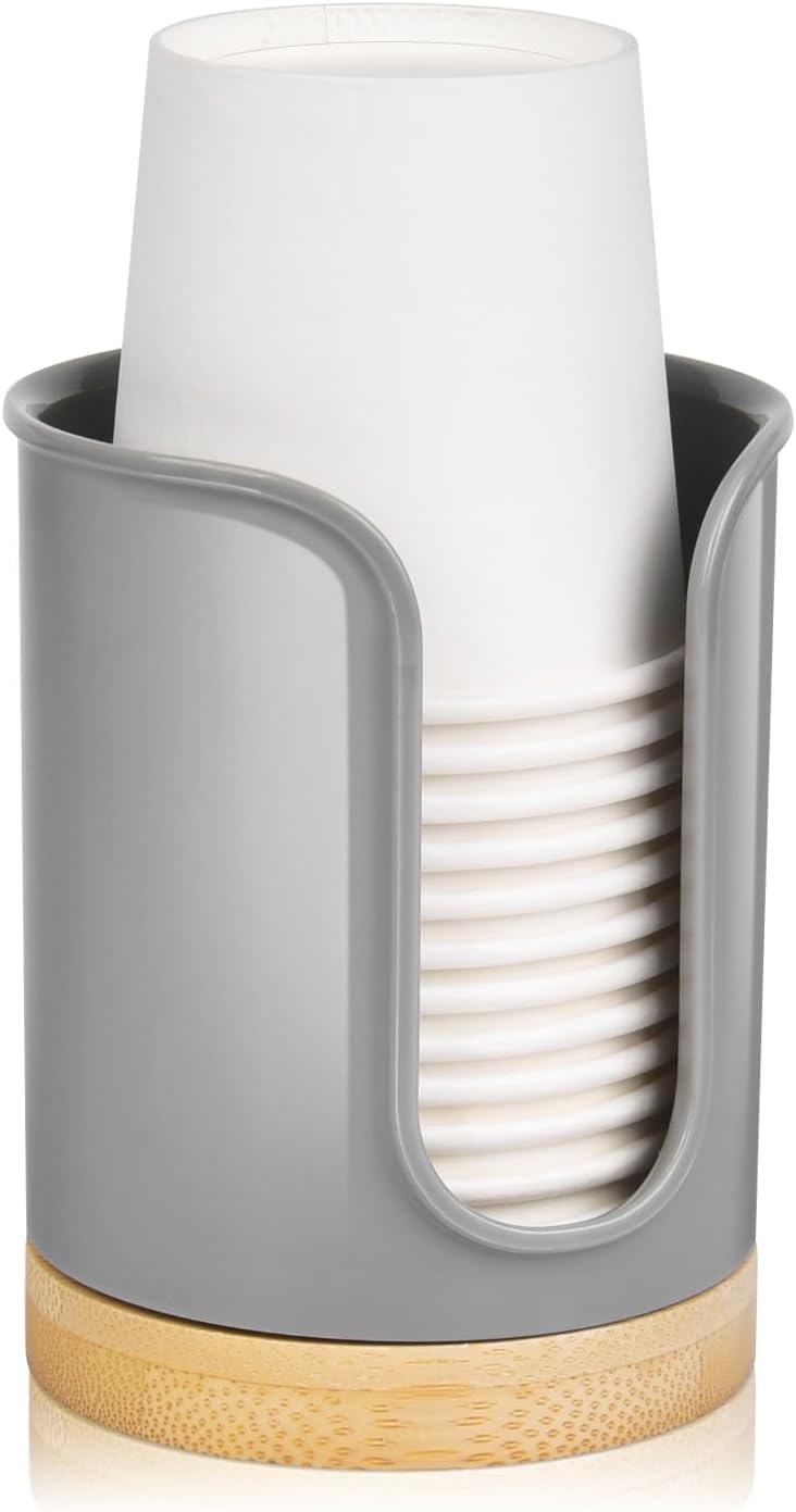 Bathroom Cup Dispenser - PCBamboo Grey Pack of 1