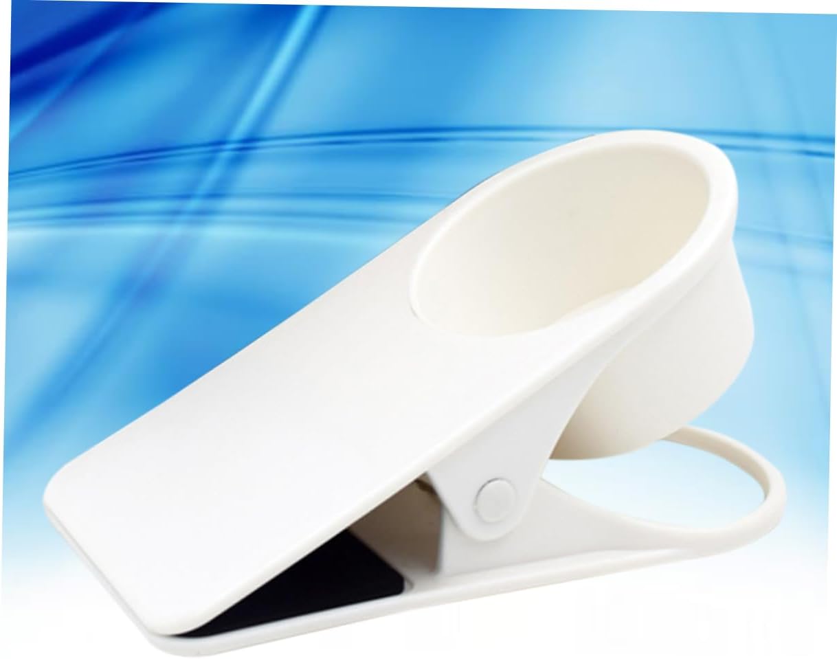 Luxshiny Saucer Clip for Desk and Bathroom Use
