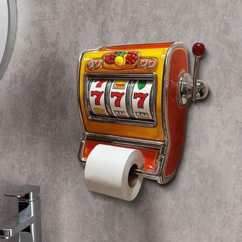 Retro Vegas Slot Machine Toilet Paper Holder