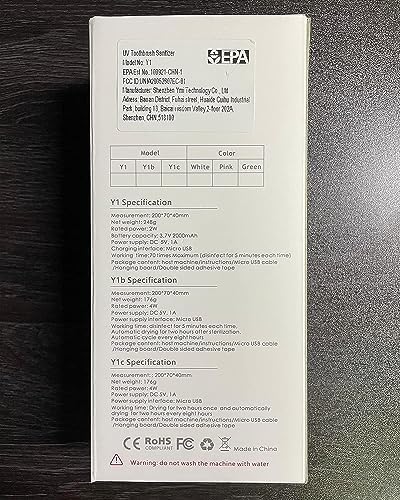 HouseGem Cordless Toothbrush Holder with Timer