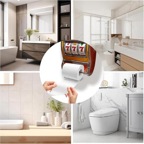 Slot Machine Toilet Paper Holder - Retro Style for Bathroom