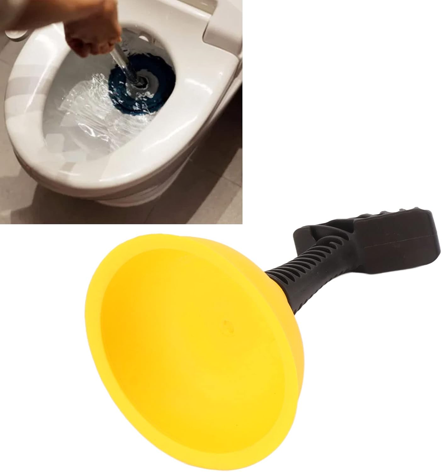 Mini Drain Plunger with Non-Slip Handle