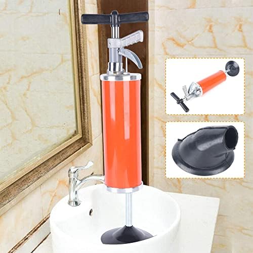 SEANESZTI Toilet Plunger with Air Pressure System
