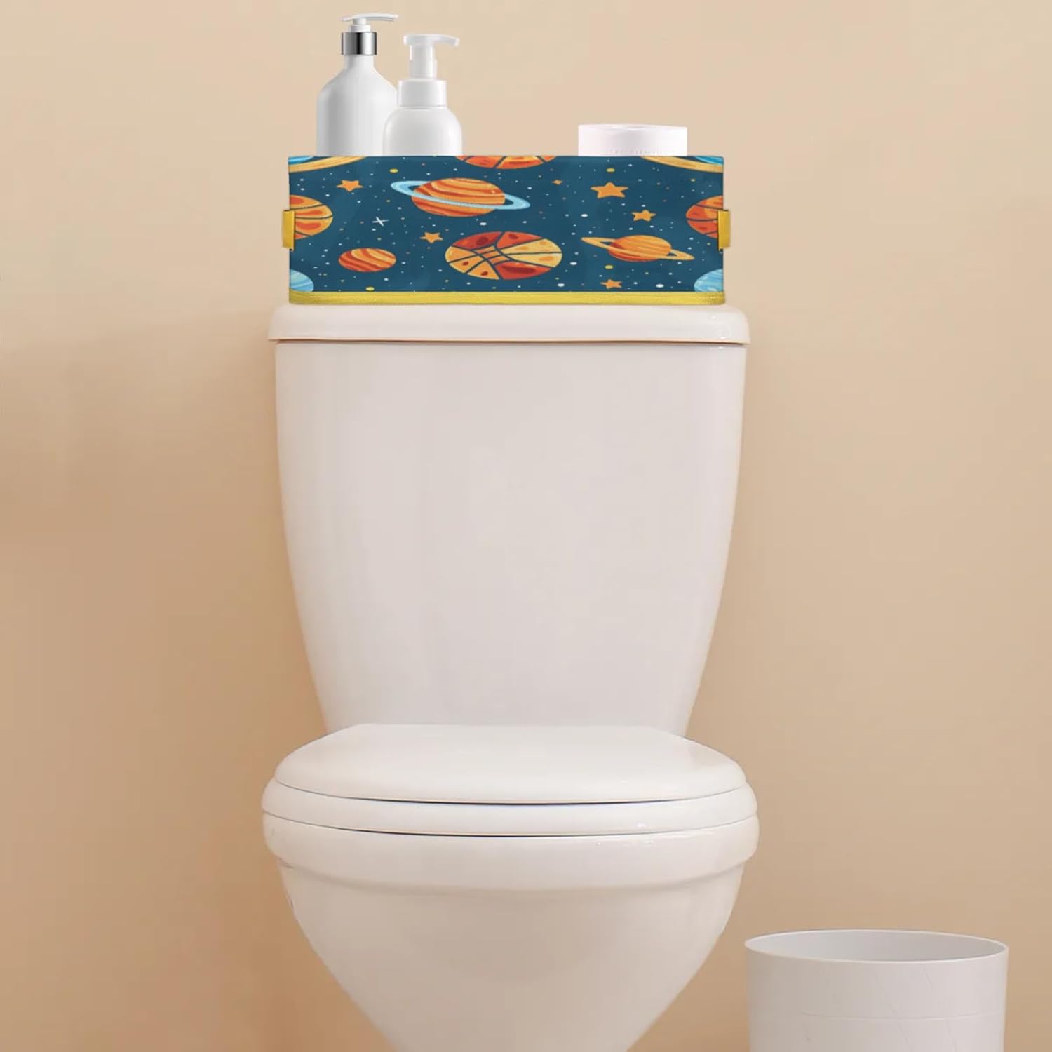 Snatocys Basketball Toilet Paper Basket with Handles