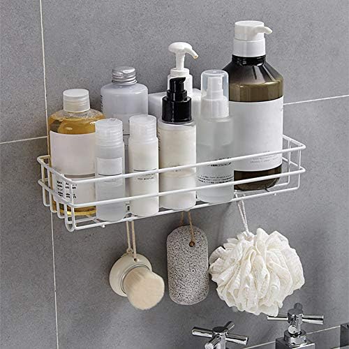 Algado Traceless Adhesive Shower Caddy with 4 Hooks 1