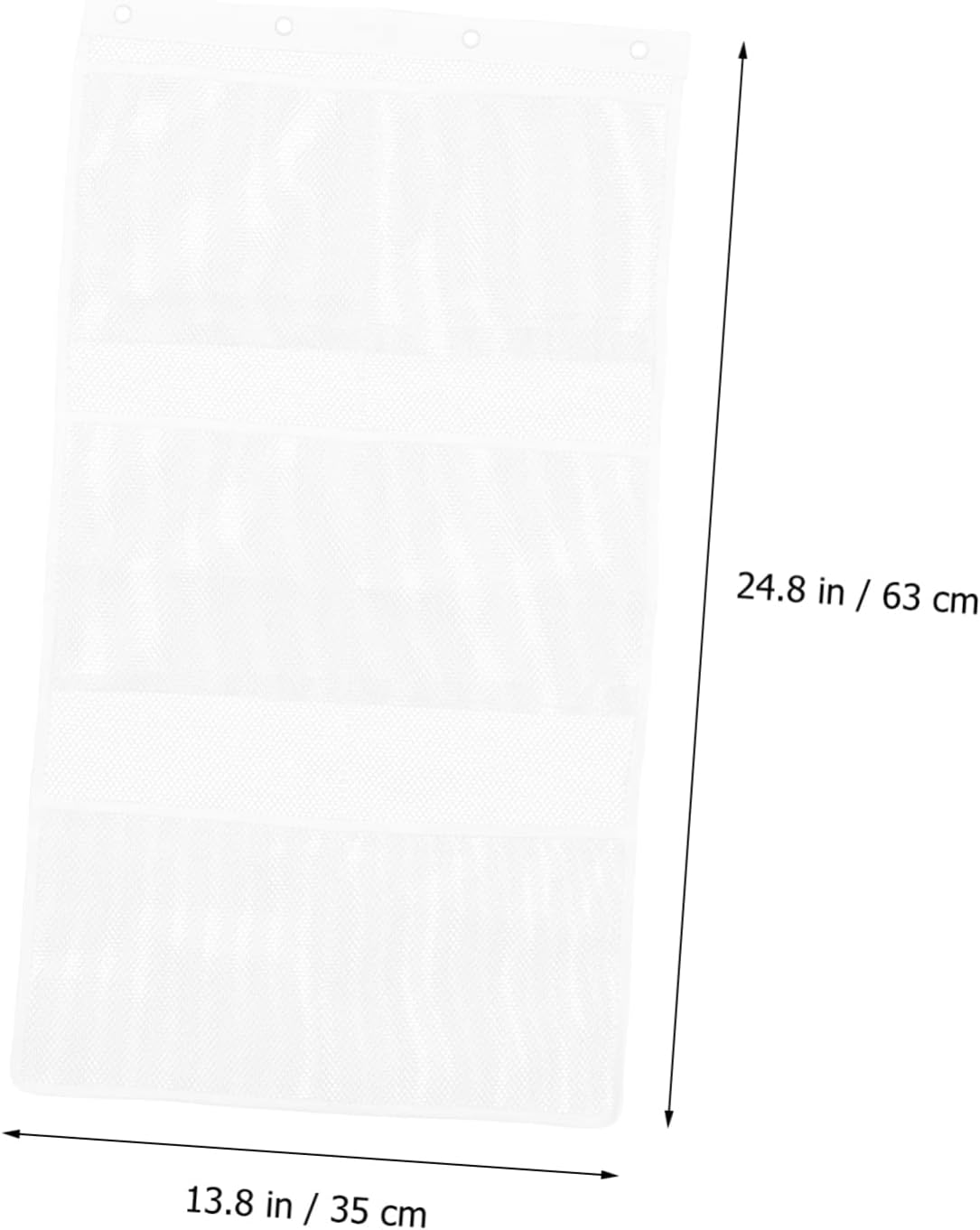 JECOMPRIS Shower Mesh Organizer with 6 Pockets