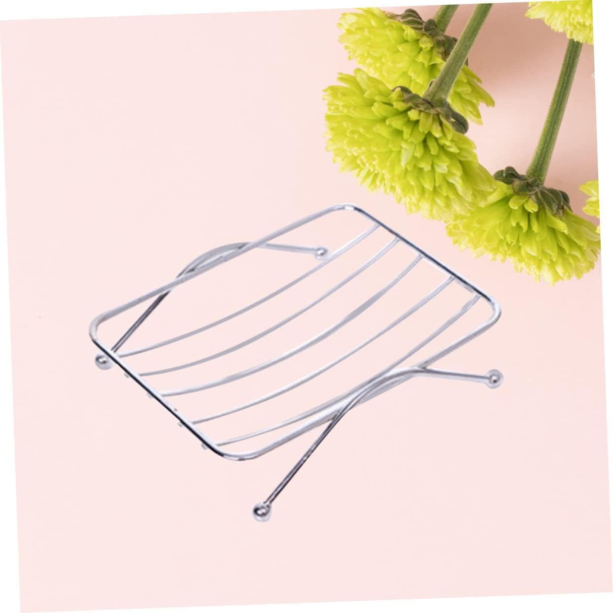 PRETYZOOM Wall Mount Soap Dish Stainless Steel