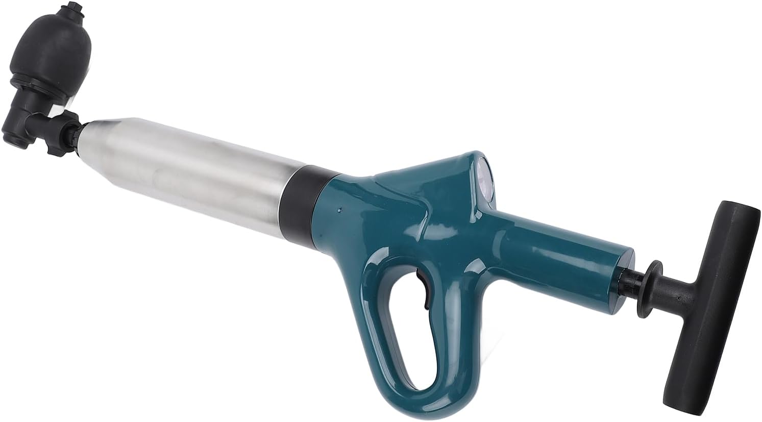 Toilet Drain Blaster with Precise Control and Stainless Steel Head