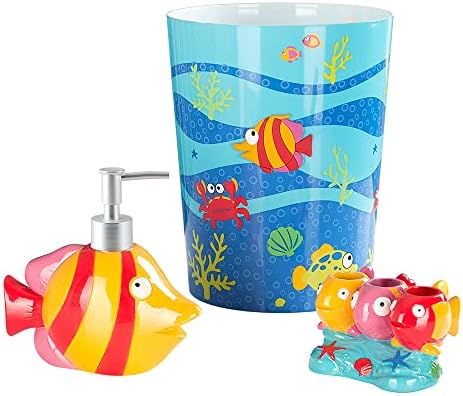 Allure Home Creation Fish Tails 3-Piece Bath Set