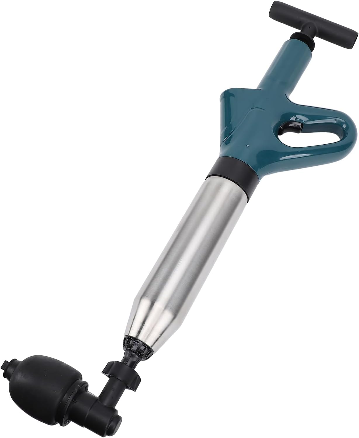High Pressure Toilet Plunger Kit with 4 Heads 1