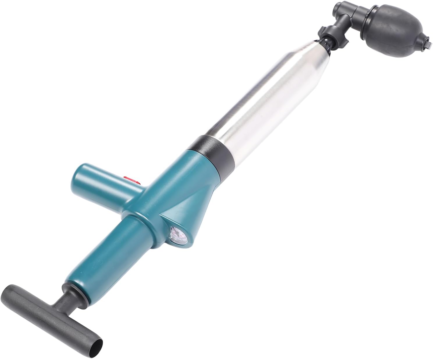 Air Pressure Toilet Plunger with Comfortable Grip and Adapter