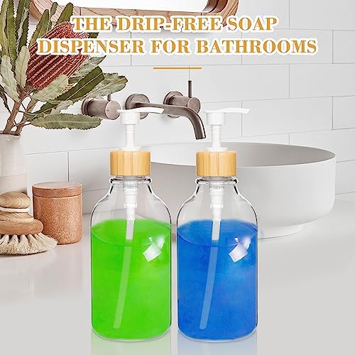 OTOSTAR Bamboo Bathroom Accessory Set 4 Pcs