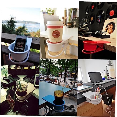 PRETYZOOM Universal Cup Holder Clip for Desk and Table