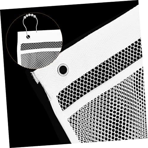 BUGUUYO Easy Install Mesh Shower Organizer Bag 6 Pockets
