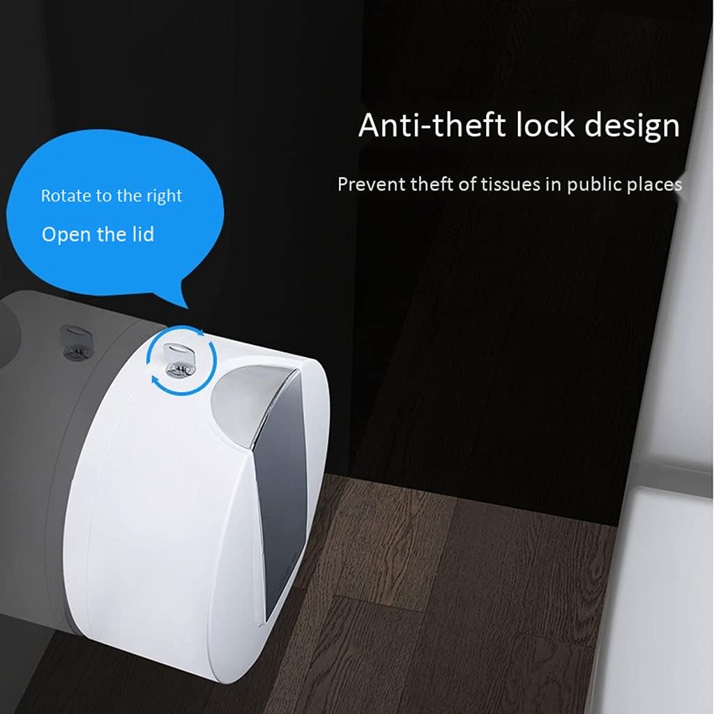 DOUKI Wall-Mounted Tissue Box with Waterproof Cover