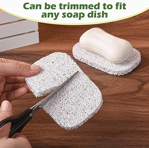 Jerphen 4PCS Soap Lifting Pads for Bath and Kitchen