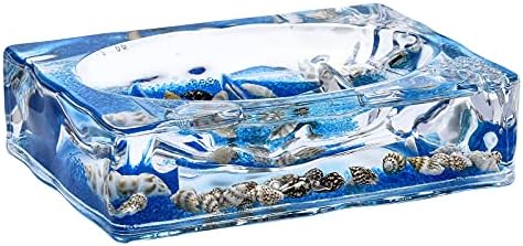 Locco Decor 4 Piece Acrylic Liquid 3D Floating Shell Set