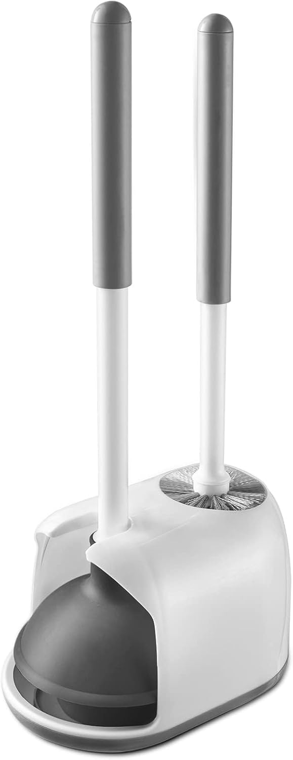 Eyliden Toilet Plunger and Brush Set with Holder