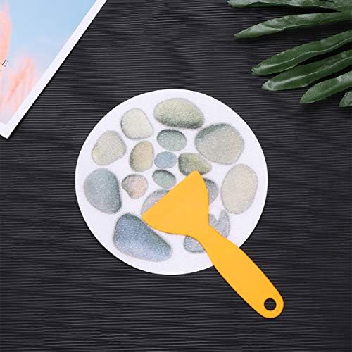 Wakauto 4Pcs Slip Bathroom Stickers with Scraper