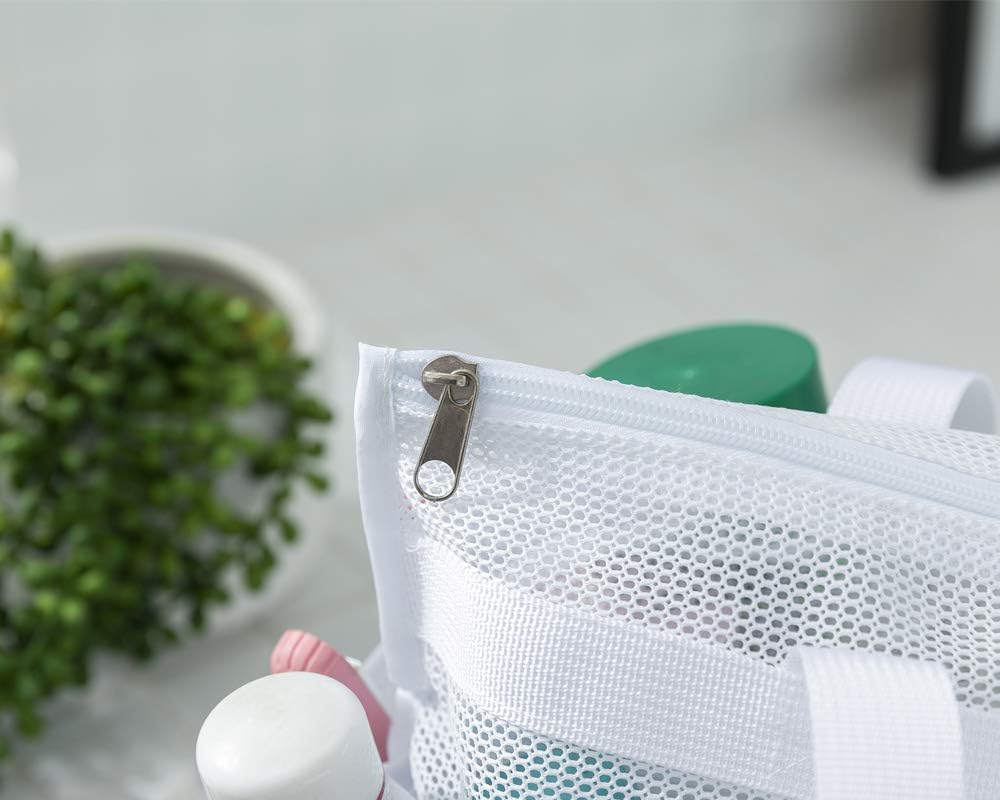 ALYER Large Mesh Shower Tote with Inner Compartment