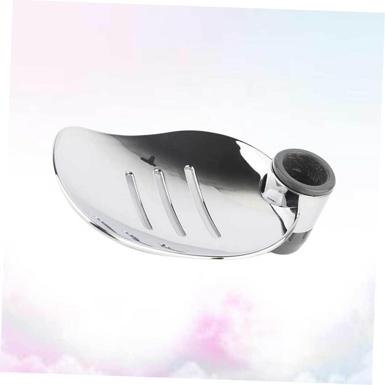 FONDOTIN 2Pcs Silver Soap Holder Practical Bath Storage Rack