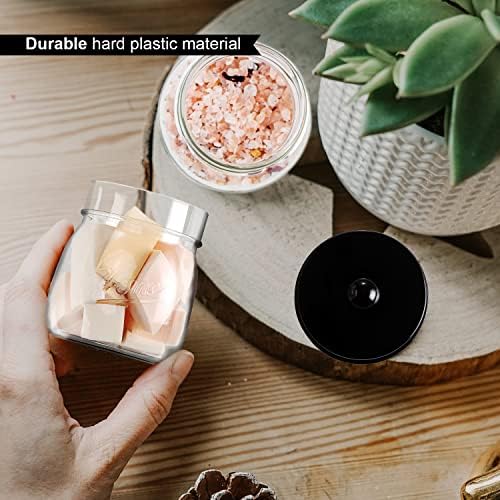 SheeChung Farmhouse Decor Apothecary Jar Set 2 Pack