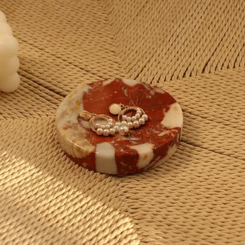 Natural Calacatta Red Marble Soap Dish