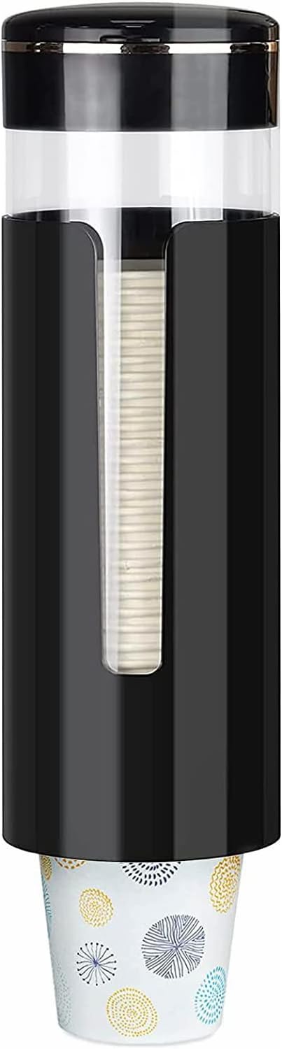 MYITYARD Cup Dispenser Wall Mount Black