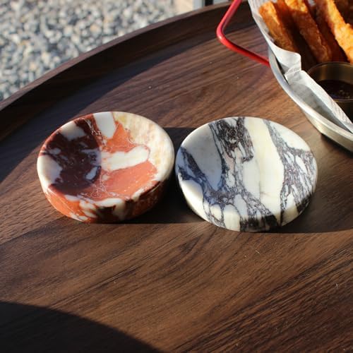 Natural Calacatta Red Marble Soap Dish