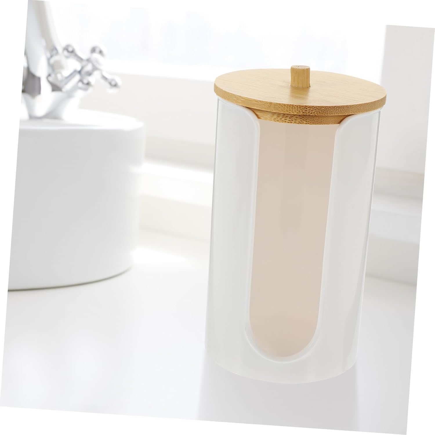 Alipis Bathroom Cup Dispenser with Lid Holder
