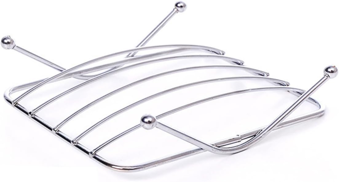 PRETYZOOM Wall Mount Soap Dish Stainless Steel
