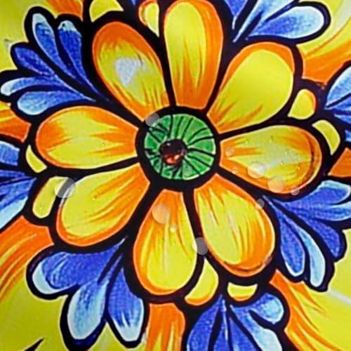 Erosebridal Paisley Shower Curtain Set 72x72 Yellow Blue Floral 1